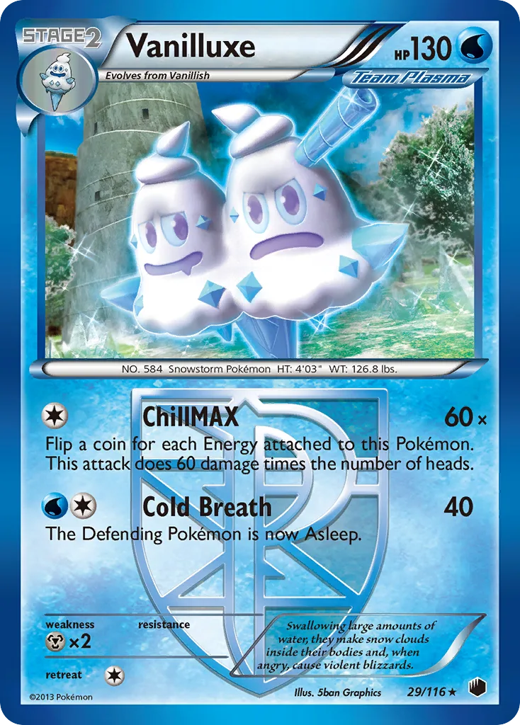 Vanilluxe, Plasma Freeze #29/116
