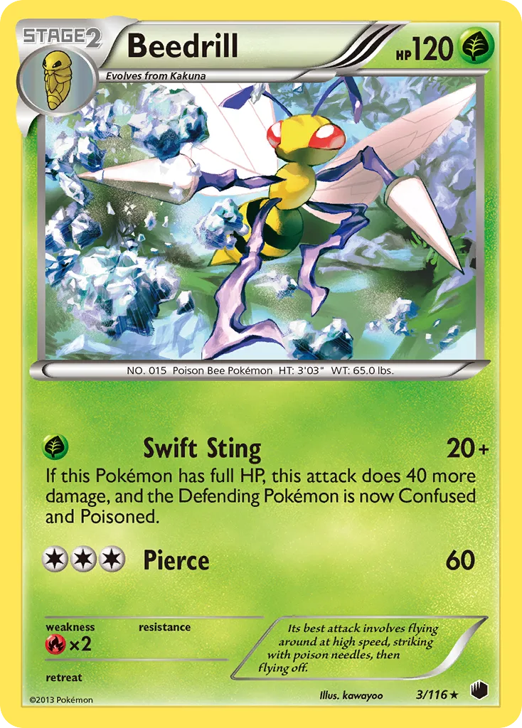 Beedrill, Plasma Freeze #3/116