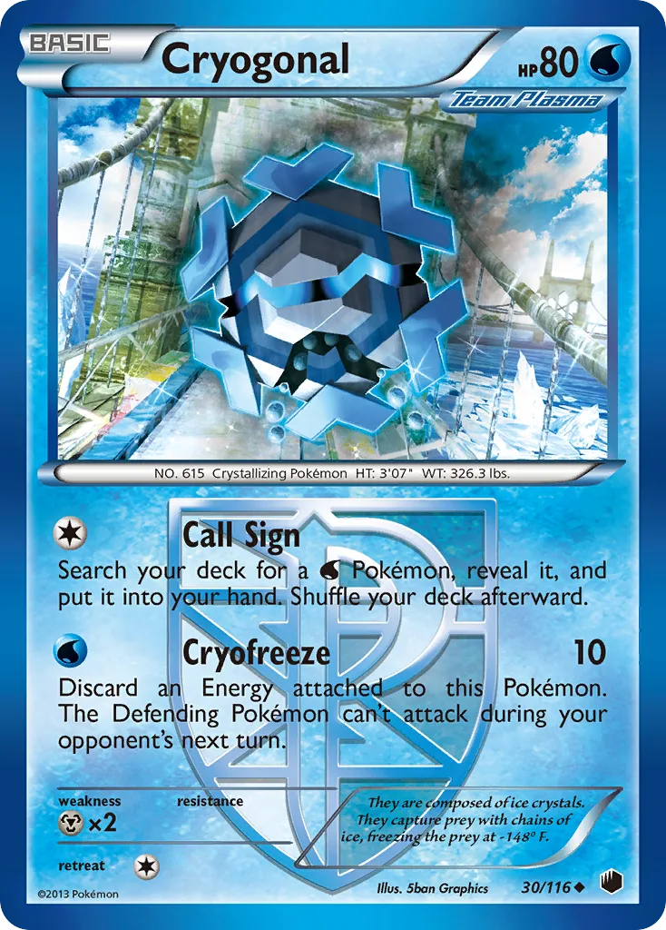 Cryogonal, Plasma Freeze #30/116