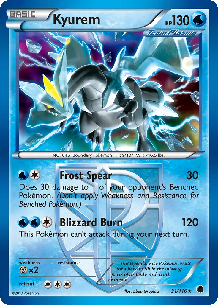 Kyurem, Plasma Freeze #31/116