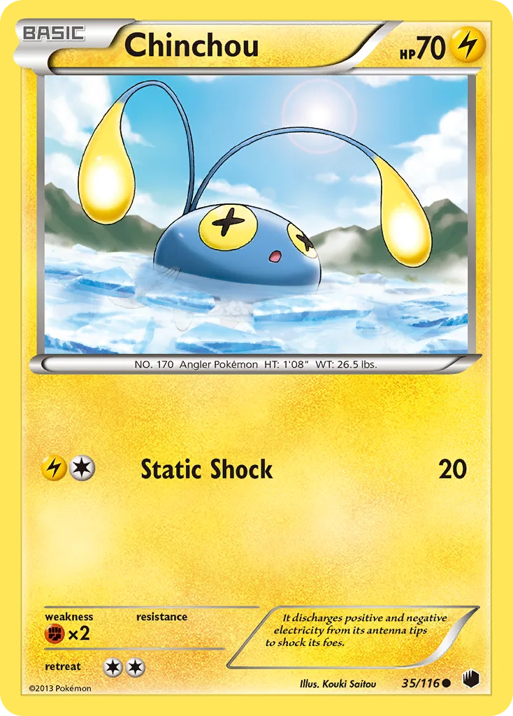 Chinchou, Plasma Freeze #35/116