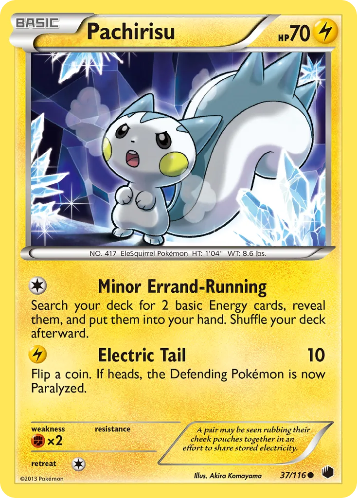 Pachirisu, Plasma Freeze #37/116