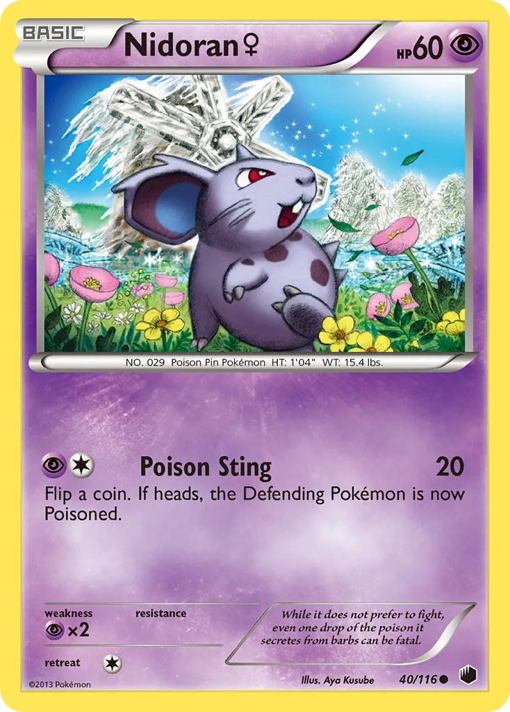 Nidoran ♀, Plasma Freeze #40/116
