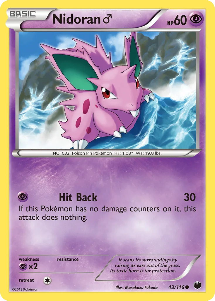 Nidoran ♂, Plasma Freeze #43/116