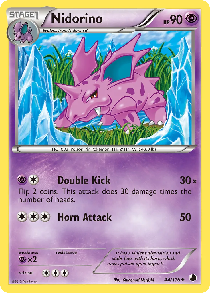 Nidorino, Plasma Freeze #44/116