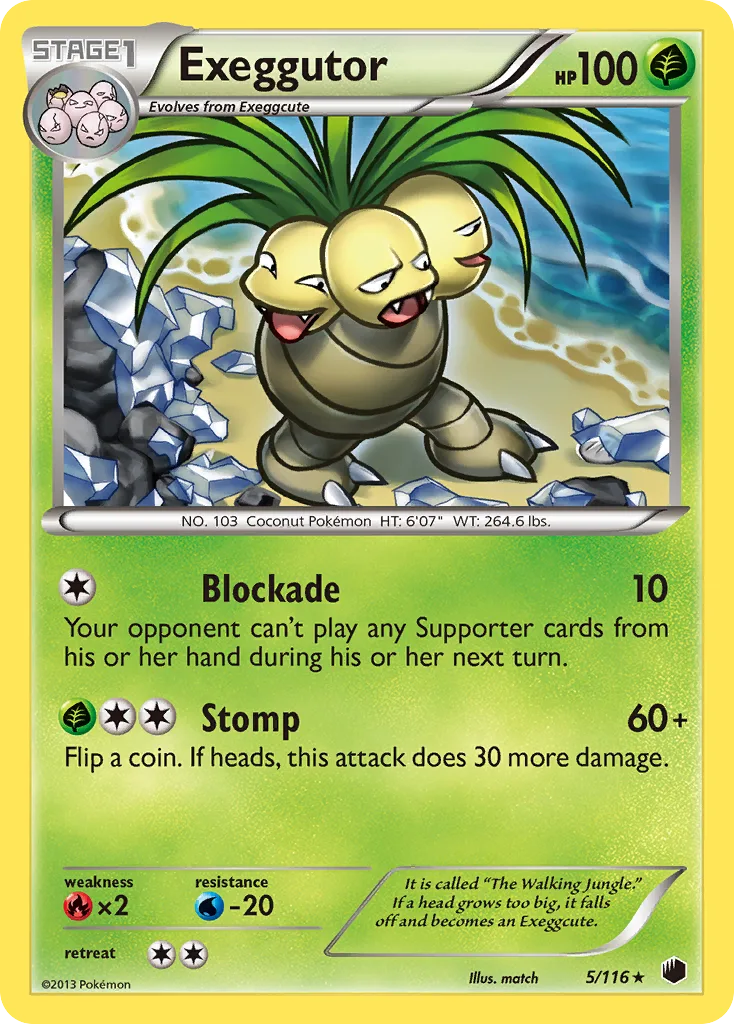 Exeggutor, Plasma Freeze #5/116