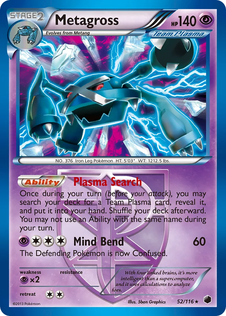 Metagross, Plasma Freeze #52/116