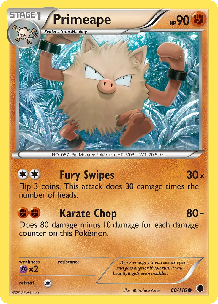 Primeape, Plasma Freeze #60/116