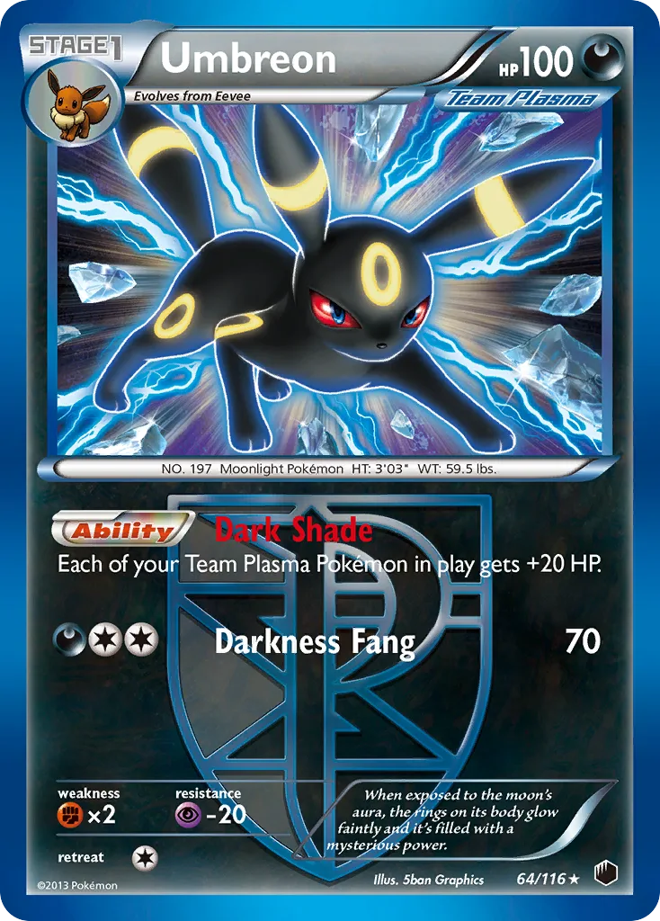 Umbreon, Plasma Freeze #64/116