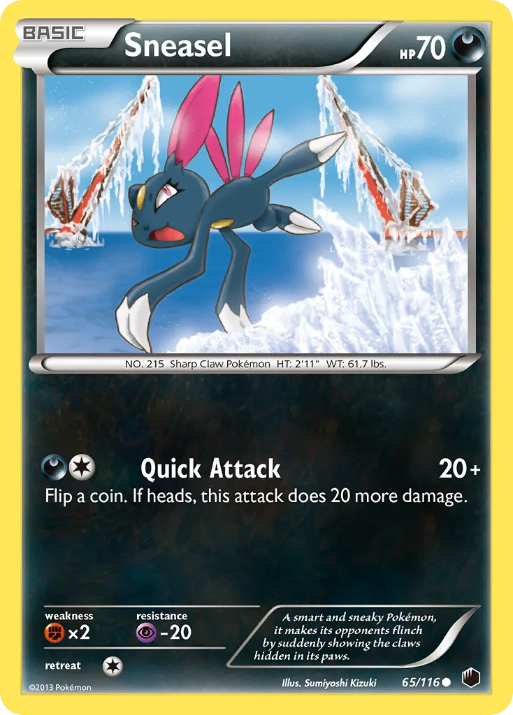 Sneasel, Plasma Freeze #65/116