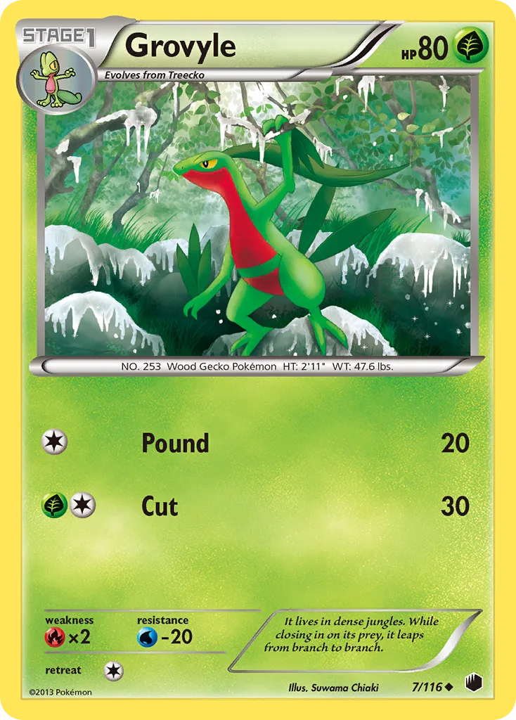Grovyle, Plasma Freeze #7/116