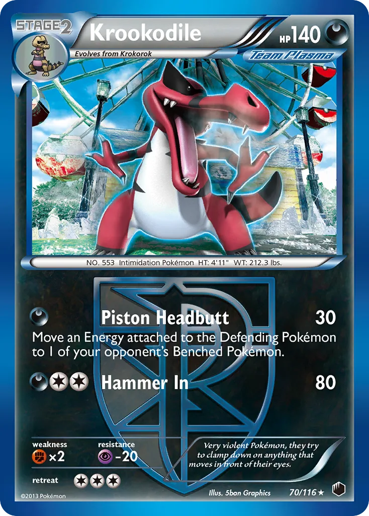 Krookodile, Plasma Freeze #70/116