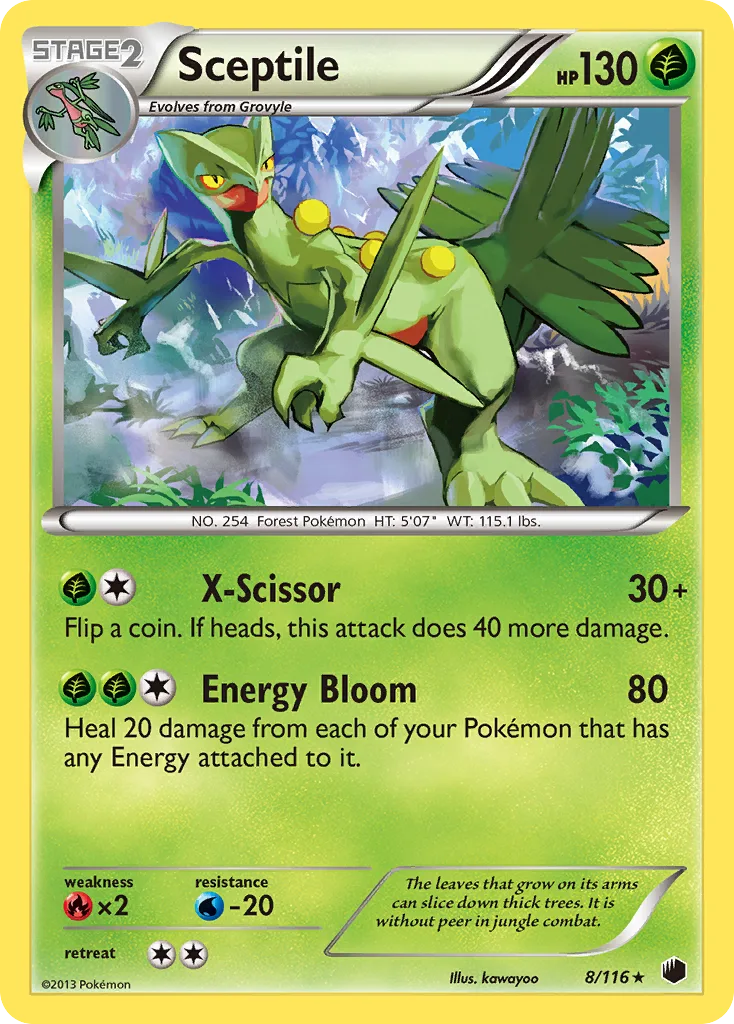 Sceptile, Plasma Freeze #8/116