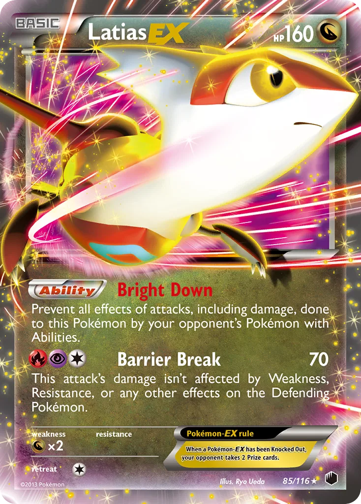 Latias-EX, Plasma Freeze #85/116