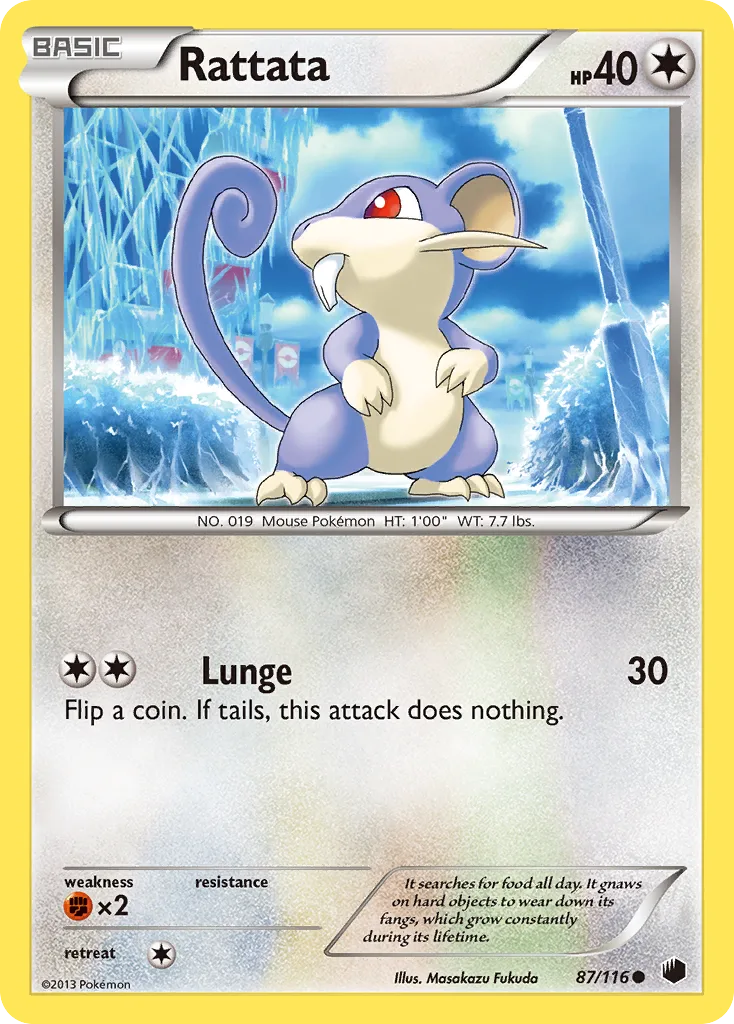 Rattata, Plasma Freeze #87/116