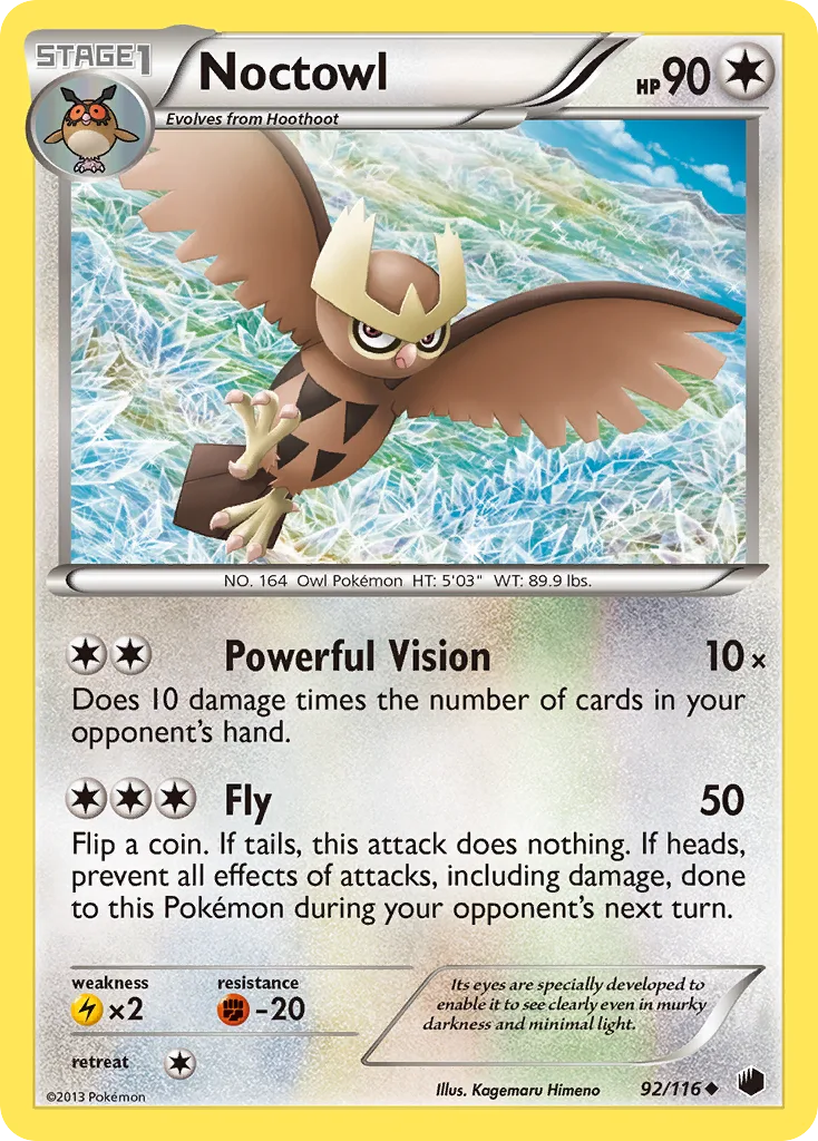 Noctowl, Plasma Freeze #92/116