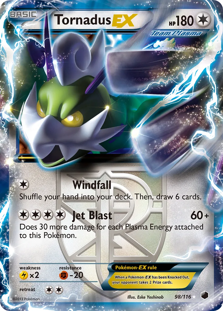 Tornadus-EX, Plasma Freeze #98/116