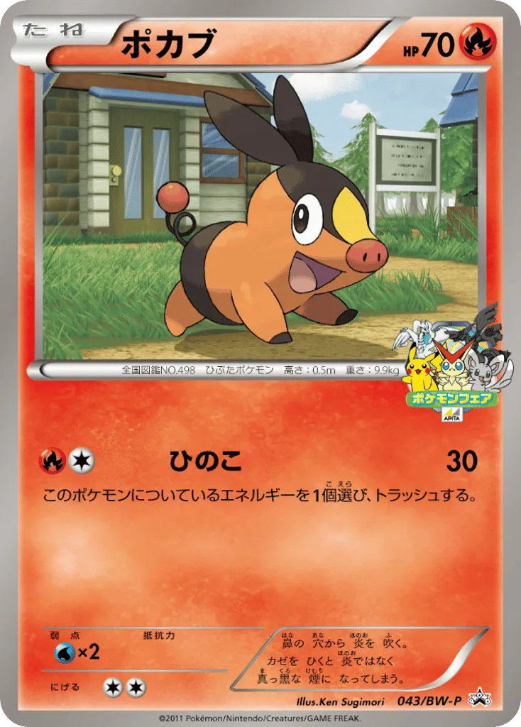 Tepig, Black & White Promos #043/BW-P