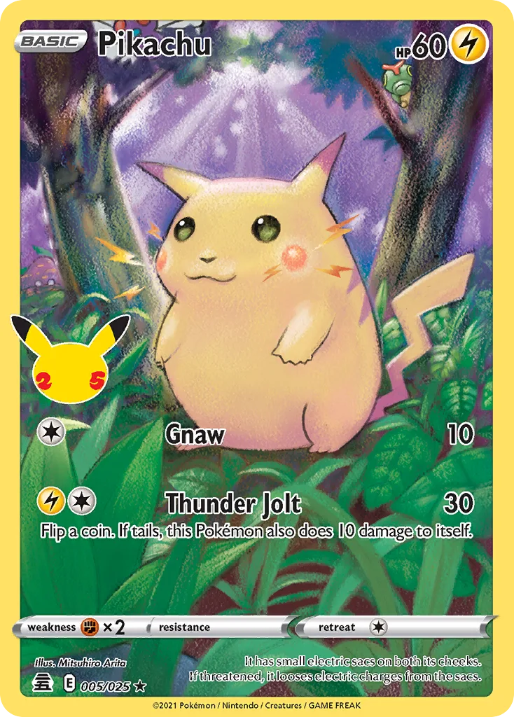 Pikachu, Celebrations #5