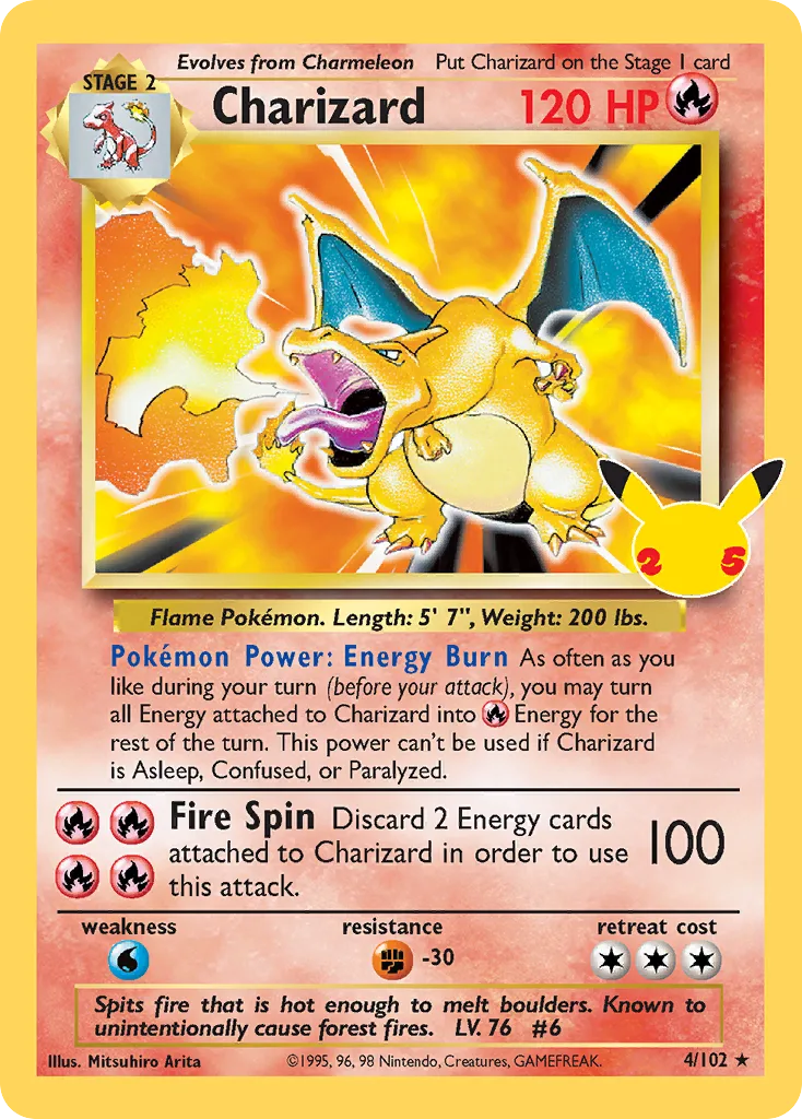 Charizard, Celebrations: Classic Collection #4