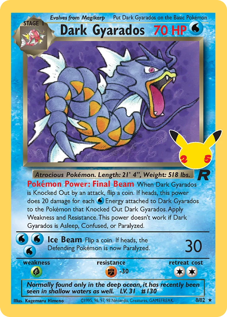 Dark Gyarados, Celebrations: Classic Collection #8