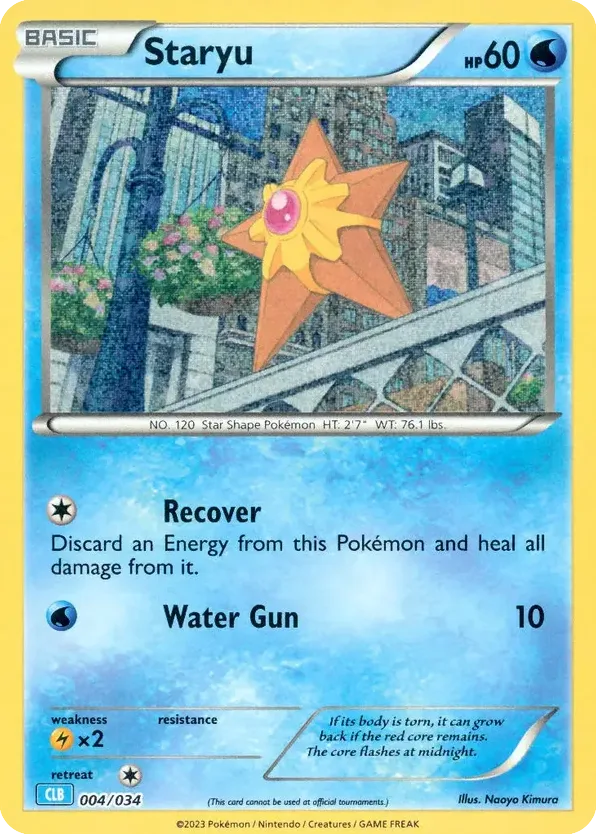 Staryu, Pokémon TCG Classic - Blastoise #004/034