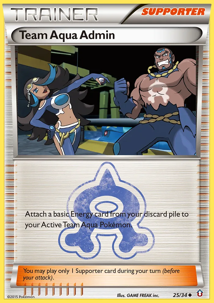 Team Aqua Admin, Double Crisis #25/34