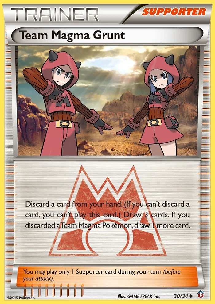 Team Magma Grunt, Double Crisis #30/34