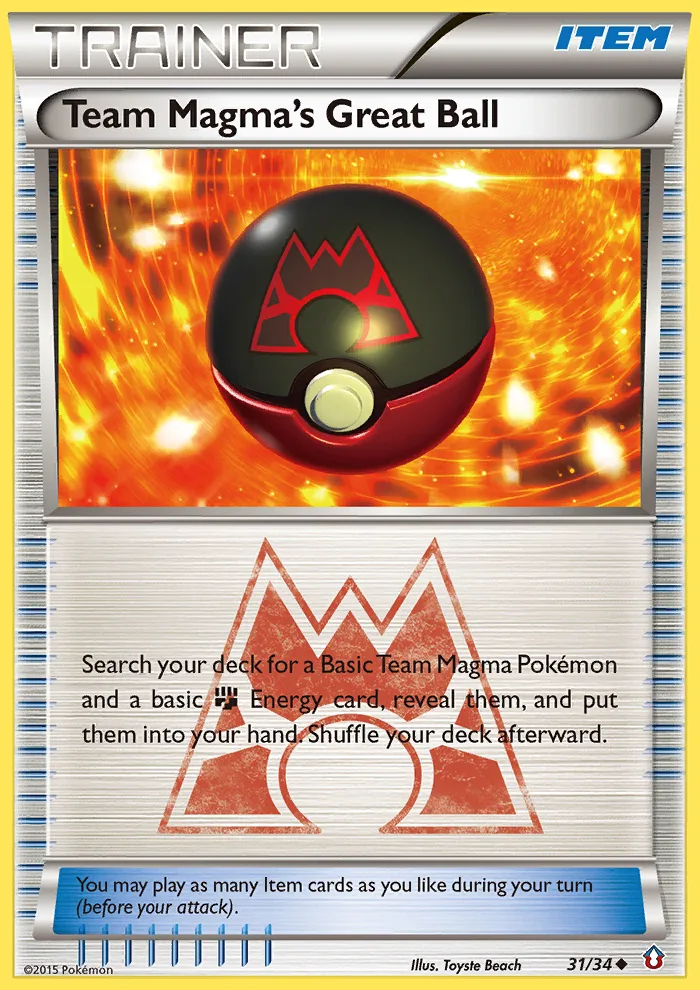 Team Magma's Great Ball, Double Crisis #31/34