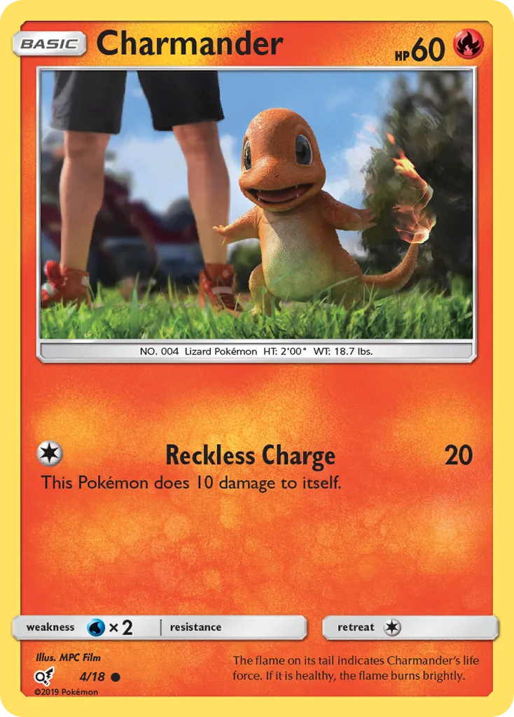 Charmander, Detective Pikachu #4/18