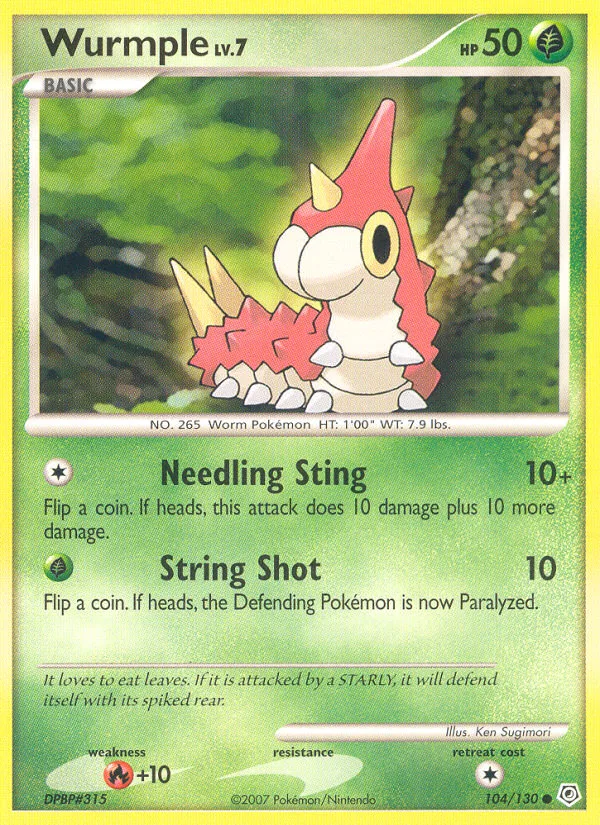 Wurmple, Diamond & Pearl #104/130