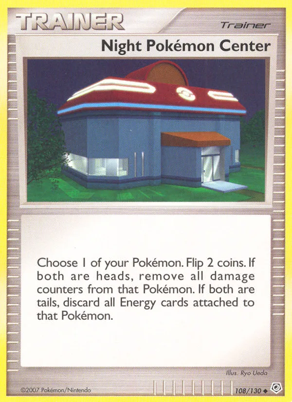 Night Pokémon Center, Diamond & Pearl #108/130