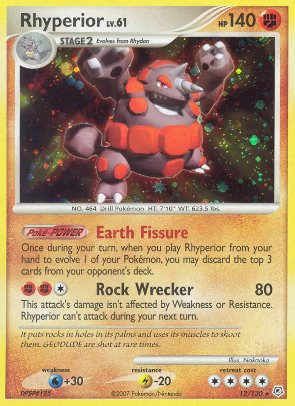 Rhyperior, Diamond & Pearl #12/130