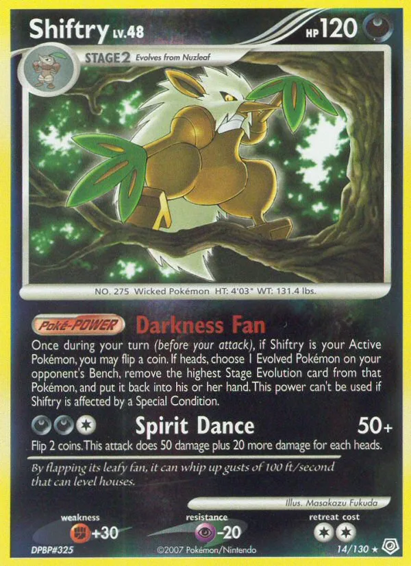 Shiftry, Diamond & Pearl #14/130