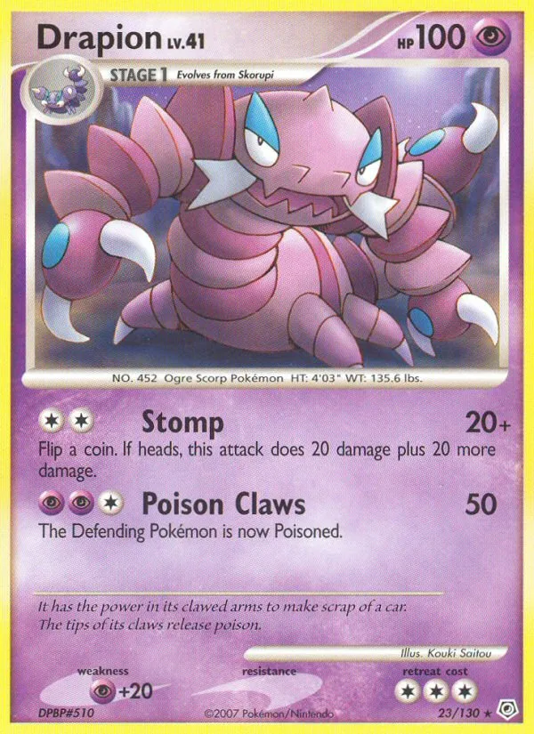 Drapion, Diamond & Pearl #23/130
