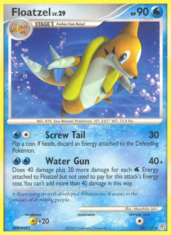 Floatzel, Diamond & Pearl #26/130