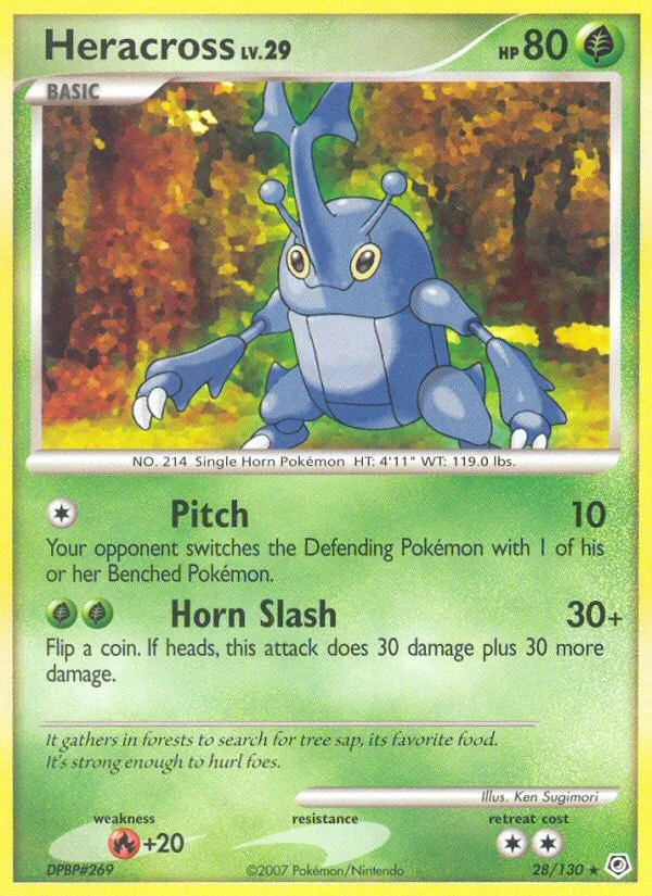 Heracross, Diamond & Pearl #28/130