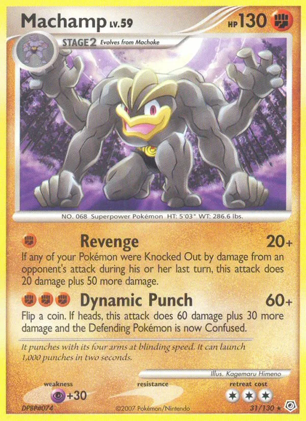Machamp, Diamond & Pearl #31/130