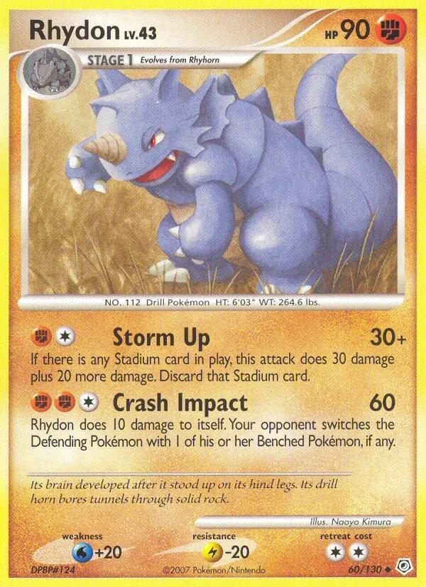 Rhydon, Diamond & Pearl #60/130