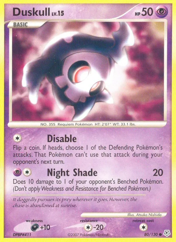 Duskull, Diamond & Pearl #80/130