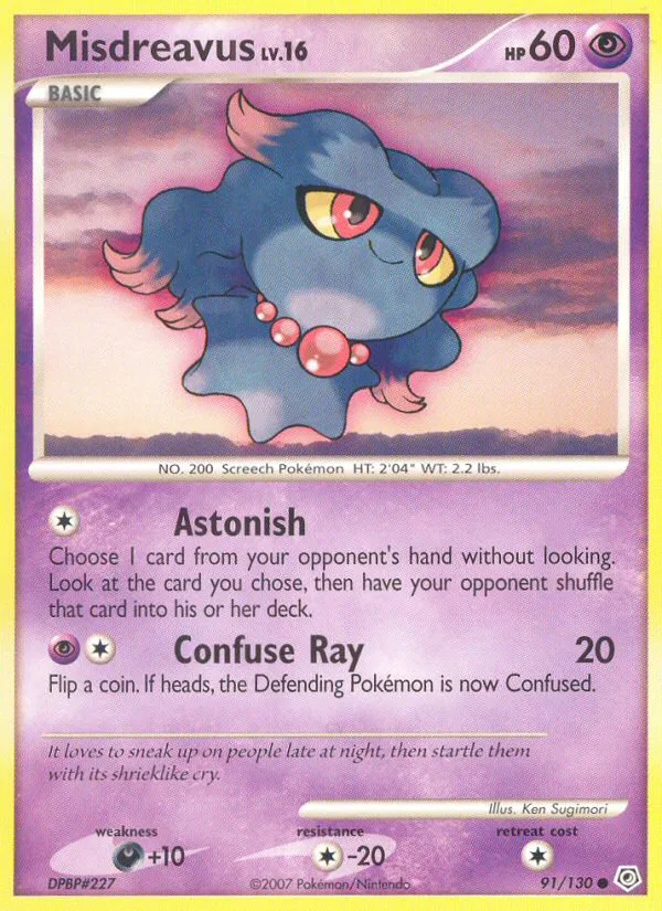 Misdreavus, Diamond & Pearl #91/130