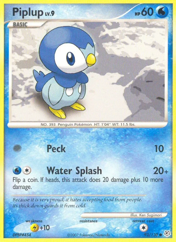 Piplup, Diamond & Pearl #93/130