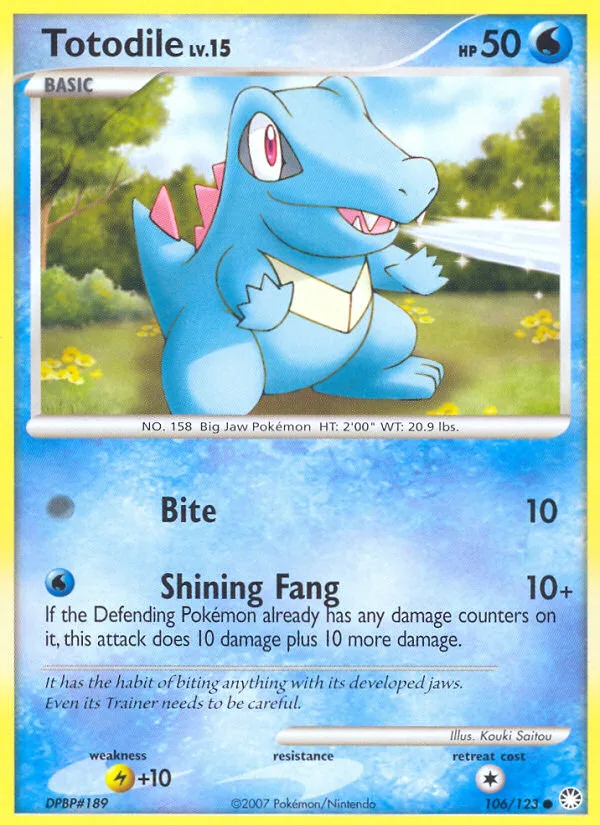Totodile, Mysterious Treasures #106/123