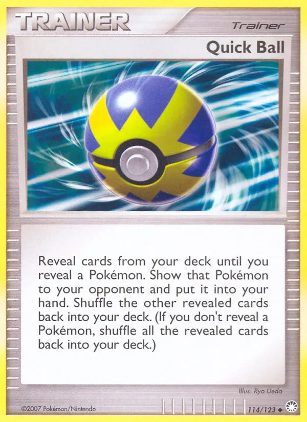 Quick Ball, Mysterious Treasures #114/123