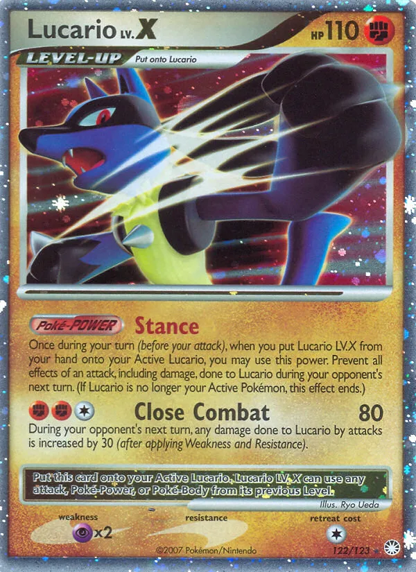 Lucario LV.X, Mysterious Treasures #122/123