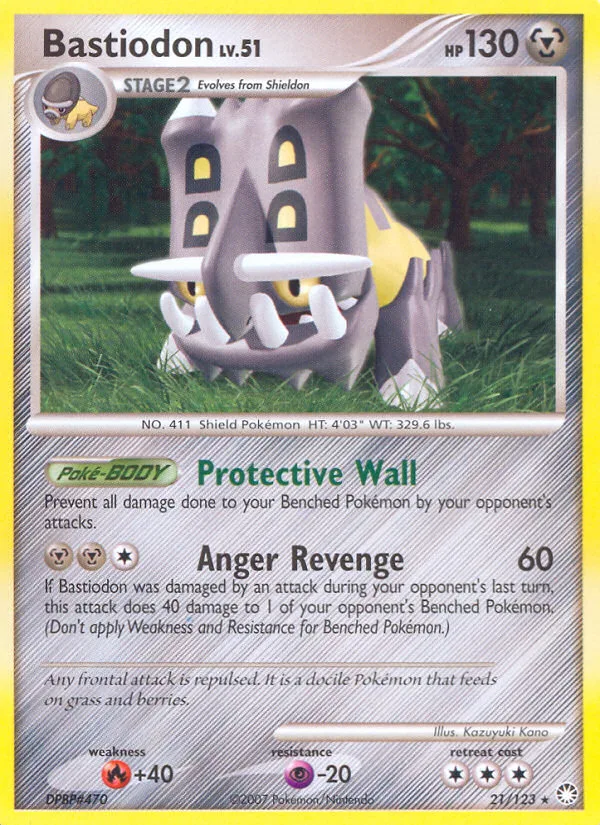 Bastiodon, Mysterious Treasures #21/123