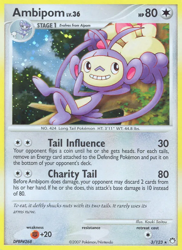 Ambipom, Mysterious Treasures #3/123