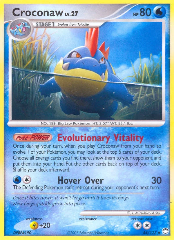 Croconaw, Mysterious Treasures #44/123
