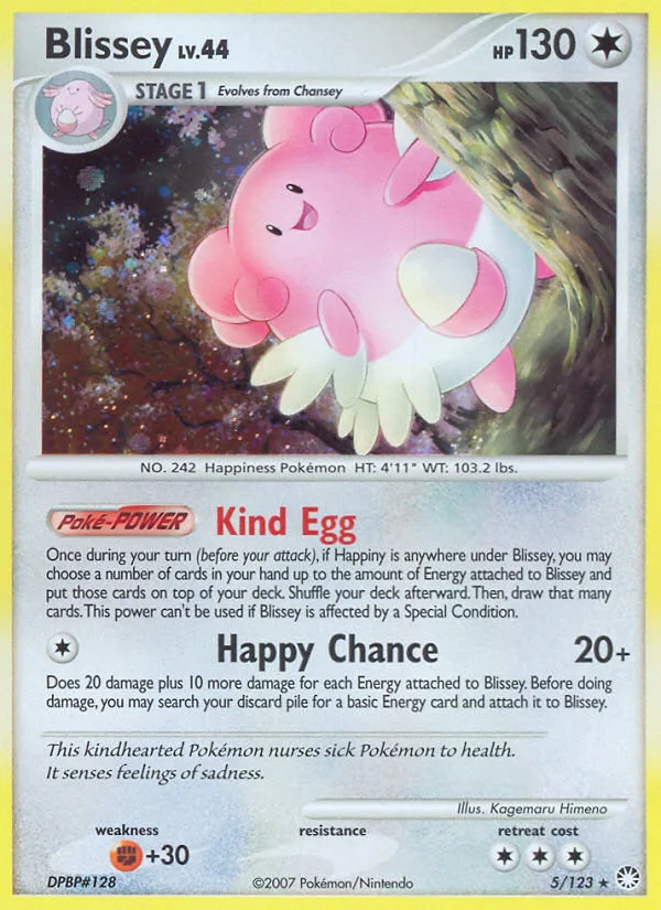 Blissey, Mysterious Treasures #5/123