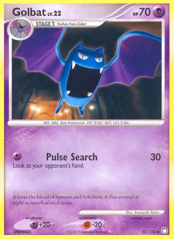Golbat, Mysterious Treasures #50/123
